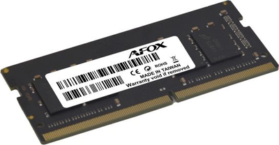 RAM laptopi AFOX AFSD48VH1P DDR4, 8GB, 2133MHz, e zezë