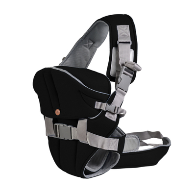 Kangur për bebe Cangaroo Carry Go, 3.6kg+, e zezë/hirtë