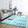 Tapet Strado Ombre Shaggy, 200x200 cm, blu e hapur