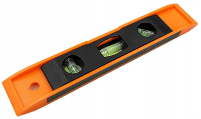 Set veglash WMC Poziomica PVC, magnet, 3 libela, 225mm