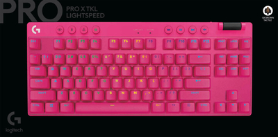 Tastierë Logitech G Pro X TKL Lightspeed, GX Brown, US, rozë