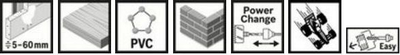 Gërshërë rrethore Bosch Speed Multi Construction TCT, 44mm, për dru dhe muraturë