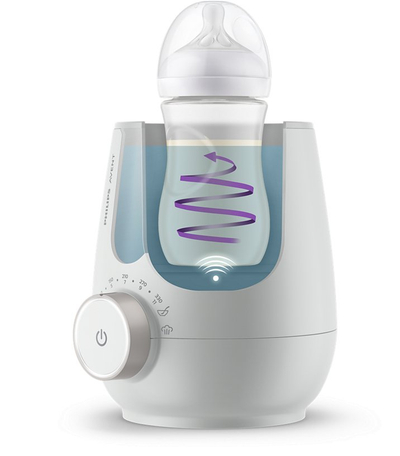 Грејач и стерилизатор за шишиња Philips Avent Premium 2 во 1, електричен, компактен, бел
