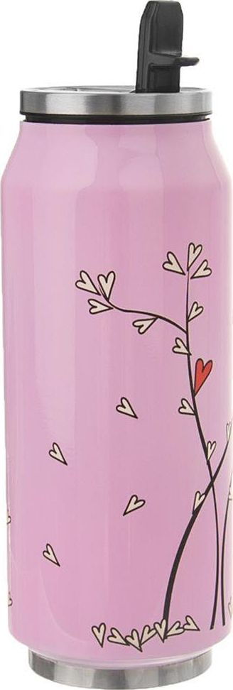 Gotë termike Termusi CAN, 400ml, çelik inox, rozë