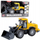 Lodër ekskavator Bulldozer Construction, drita dhe zë, kovë lëvizëse, i verdhë