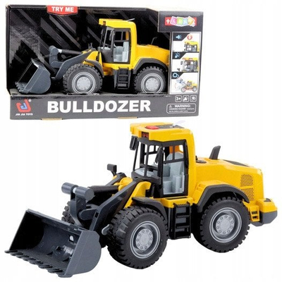 Lodër ekskavator Bulldozer Construction, drita dhe zë, kovë lëvizëse, i verdhë