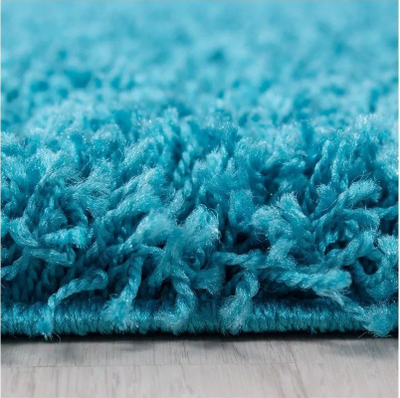 Tapet Ayyildiz Carpets Life Shaggy 1500, me push të gjatë, drejtkëndor, ngjyrë turkeze