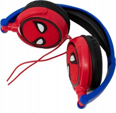 Kufje me kabllo Lexibook SpiderMan, stereo, me limit volumi 85 dB, të kuqe