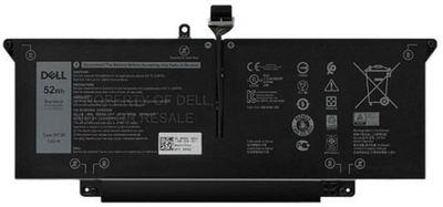 Bateri për laptop Dell 52Wh, Li-Ion, e zezë