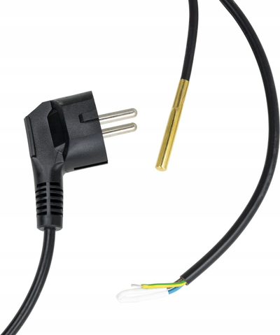 Kontrollor pompe ngrohjeje Salus NPC1, 230V, me sensor temperature, i zi