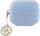 Kuti mbrojtëse Guess Rubber Diamond për AirPods Pro 2, silikon, me varëse zbukuruese, blu e çelët