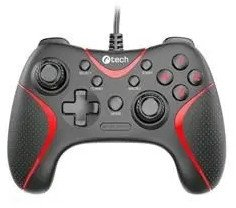 Gamepad C-Tech Theon, со USB кабел, вибрации, црн