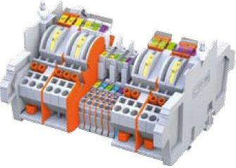 Shirit matës elektrik WAGO LPW 19-pole 847-356/230-1000, për shinë DIN 35mm, izolim termoplastik