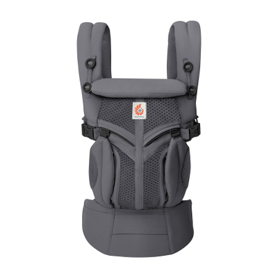 Mbajtëse bebe Ergobaby Omni Classic Mesh, ergonomike, rrjetë e ajrosshme, gri e errët
