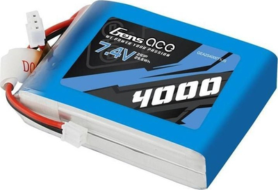 Bateri Li Po Gens Ace G2S4000 EH, 2S 7.4V, 4000mAh, JST EHR