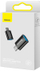 Адаптер Baseus mini OTG Ingenuity, USB-C - USB-A 3.1 (M/F), црна боја