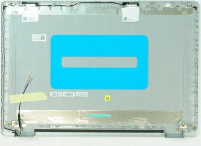 Kapak laptopi LCD Dell, i argjendtë