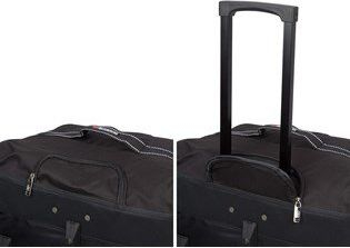 Çantë udhëtimi Avento Travel Bag 120L, 80 x 40 x 40 cm, e zezë