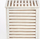 Shportë rrobash Zeller Cabinet Laundry Bin, me kapak, gri