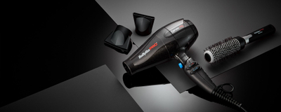 Tharëse flokësh BaBylissPRO BAB6970IE Caruso HQ, 2400W, motor AC, e zezë