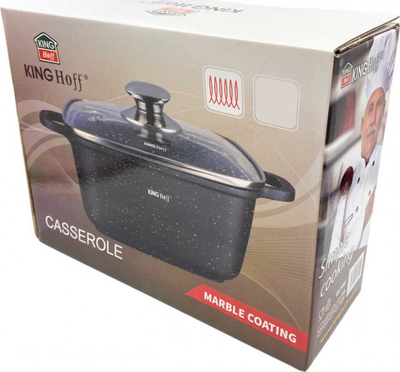 Tenxhere KingHoff, 20 cm, 2.8 l, e zezë