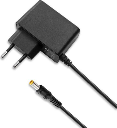 Karikues prizë Qoltec Plug in, 5W 5V 1A, prizë 5.5x2.5mm, i zi