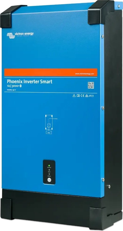 Inverter Victron Phoenix Inverter Smart 12/3000, 12V, 3000VA, blu