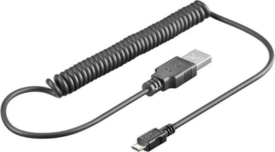 Kabllo Premium USB nga USB-A - microUSB, 1 m, e zezë