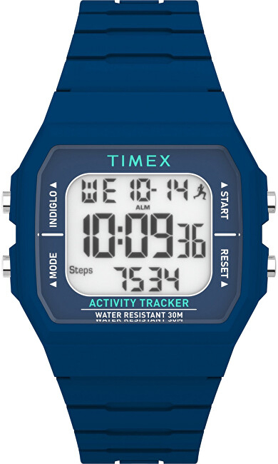 Orë dore për meshkuj Timex Activity Tracker, e kaltër