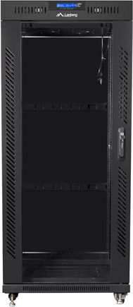 Kabinet rrjeti Lanberg Standing Cabinet 19" FF01-6827-12BL, 27U, 800kg, i zi