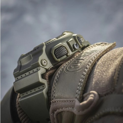 Orë sportive M-TAC Olive 50006001, analoge dhe digjitale, rezistente ndaj ujit, jeshile ulliri