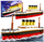 Set blloqe ndërtimi Titanic CP1066, 3327 copa, model 60 cm, shumëngjyrësh