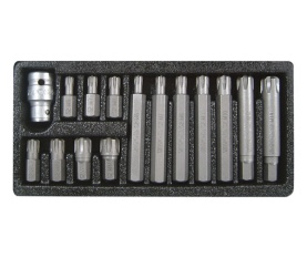 Set bitë për vida Yato Ribe M5-M14, 15 copë (YT-0419)