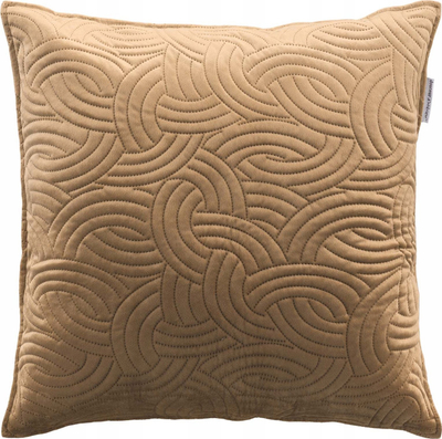 Jastëkollëse dekorative Douceur d'intérieur SOLANGE, 60x60 cm, poliester, kafe