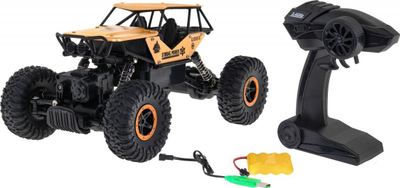 Makina lodër RC Monster 1:18, 4x4, 2.4GHz, ngjyrë gold