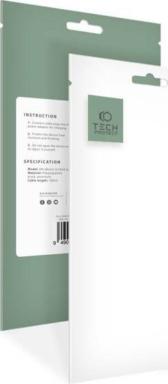 Karikues për makinë Tech-Protect CC30W, 2 porta USB, PD 30W QC 3.0, i zi