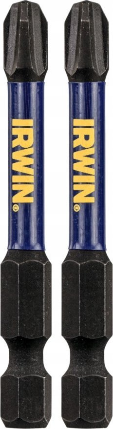Bit kaçavide IRWIN Impact Pro PH3, 57mm, set 2 copë, blu e zezë