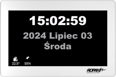 Тастатура со допир ROPAM TPR-7W, екран 7\", за NeoGSM IP и NeoLTE IP, бела