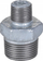 Lidhës reduktues AGAflex 1" në 1/2", metal i galvanizuar