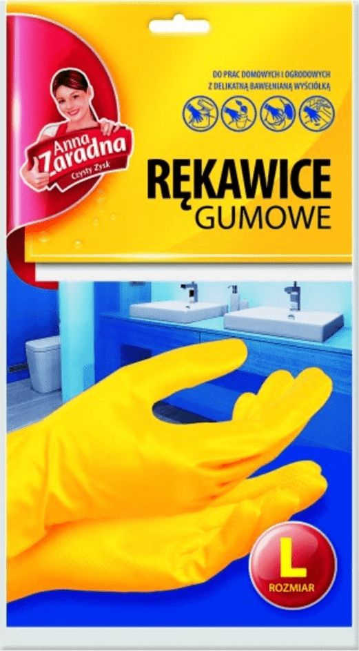 ANNA ZARADNA Rekawice gumowe L