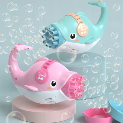 Lodër makinë flluskash Dinosaur Bubble Gun CJ24, me lëng flluskash, për kalamaj 3+