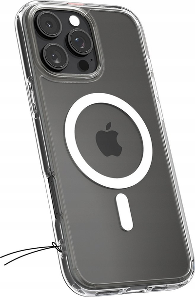 Mbrojtëse telefoni Spigen Crystal Hybrid MagSafe, iPhone 16 Pro Max, transparente, e bardhë