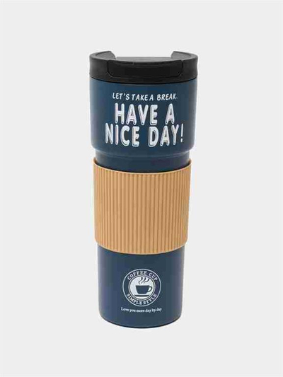 Gote kafeje 600ml , kafe dhe blu . UNIMIKS