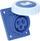 Prizë industriale paneli PCE 16A 3P, 230V, IP67, blu