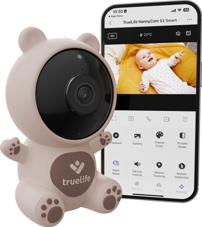 Monitorues për foshnje Niania TrueLife NannyCam S3 Smart