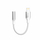 Konvertues Audio SWISSTEN Lightning M/3,5mm AUX, 0,15 M, i bardhë