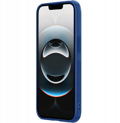 Маска Nillkin Super Frosted PRO за iPhone 16e, против гребнатини, цврста заштита, сина