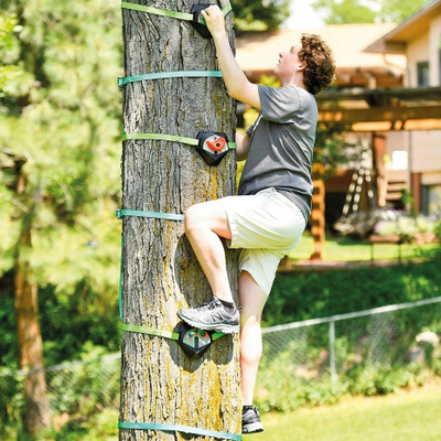 Set ngjitje në pemë Slackers Ninja Tree Climbing Holds 980040, kapëse ngjitje, për kalamaj dhe të rritun, shumëngjyrësh