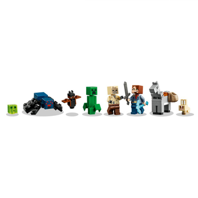 Set ndërtimi LEGO Minecraft Doll from Badlands 21263, lodër për lojëra me mend për kalamajtë