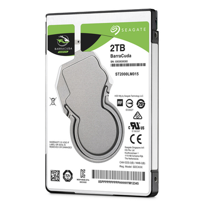 Hard disk Seagate BarraCuda, 2TB, 2.5", 5400RPM, 128MB Cache